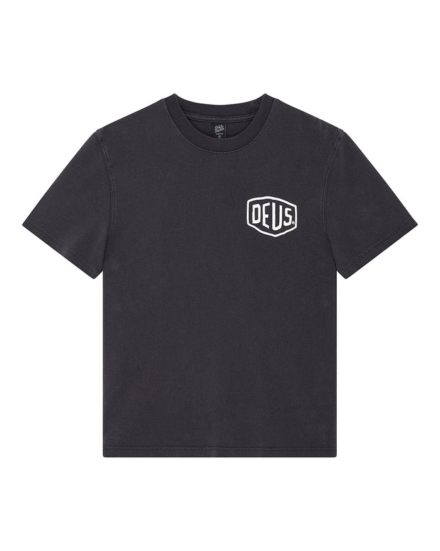 D261MTS188-Shield Garment Dyed Tee-Black