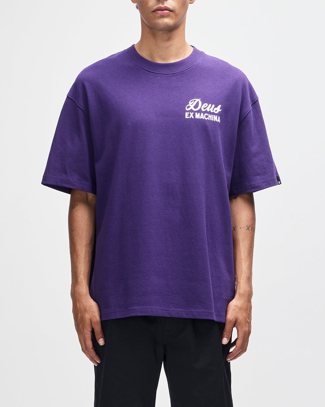 T-Shirts | Deus Ex Machina | Venice Sign Tee - Violet Indigo