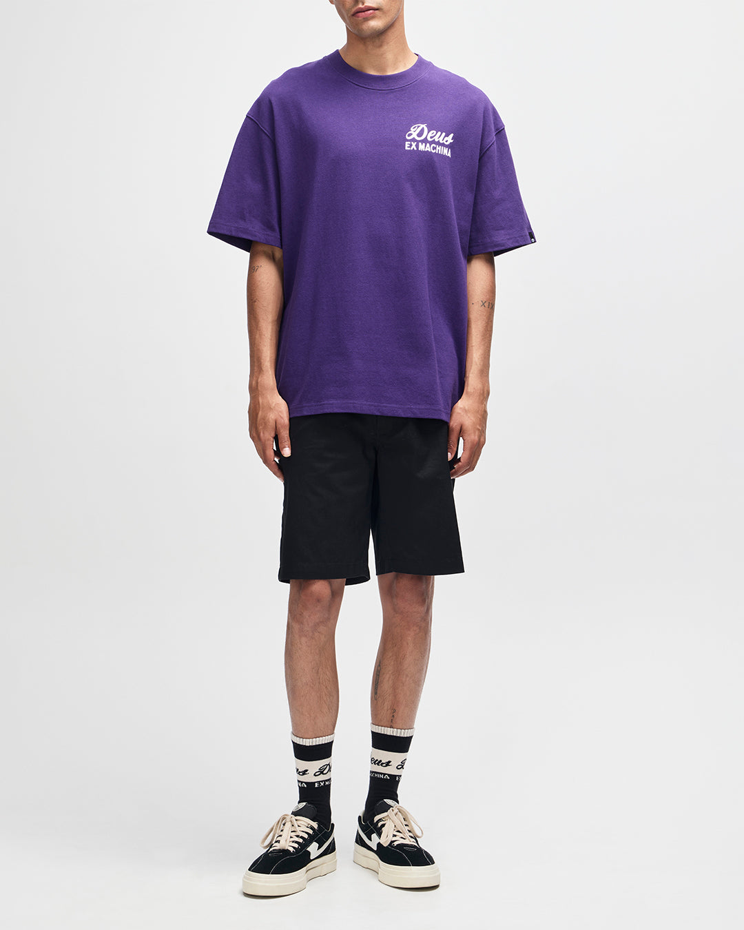 T-Shirts | Deus Ex Machina | Venice Sign Tee - Violet Indigo