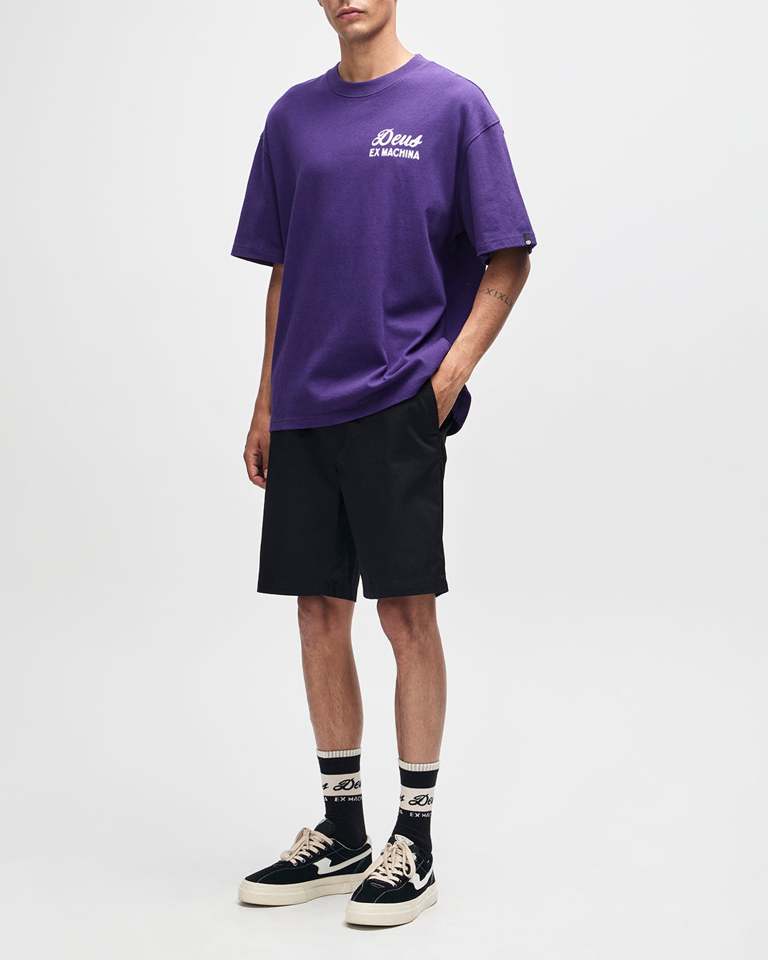 T-Shirts | Deus Ex Machina | Venice Sign Tee - Violet Indigo