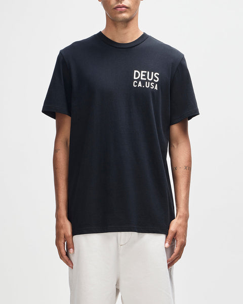 T-Shirts | Deus Ex Machina | Camber Tee - Black – Deus Ex Machina USA