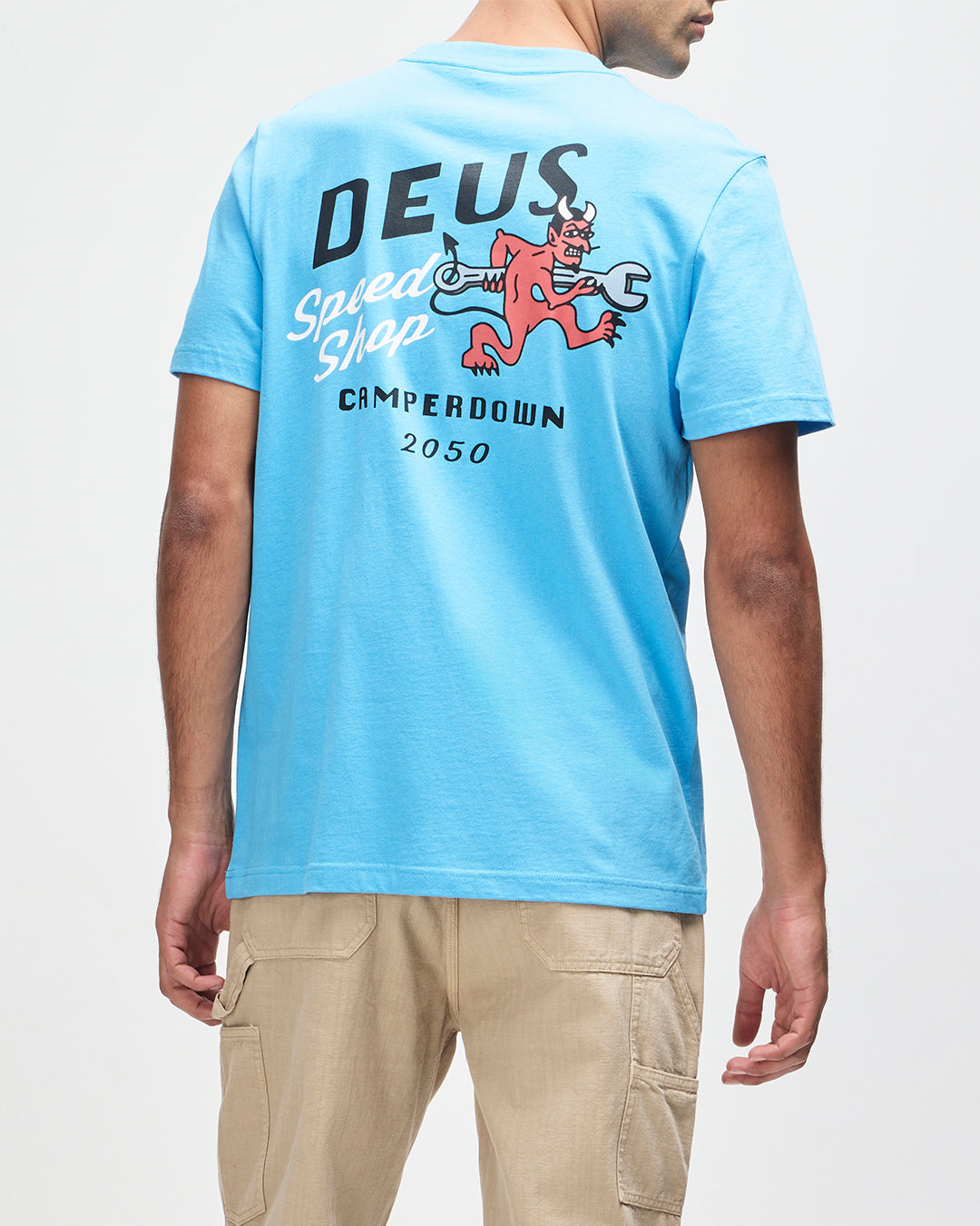 jiltu tee(blue) 新品未使用 T-Shirts | Deus Ex Machina | Dogleg Tee - Bonnie Blue – Deus Ex