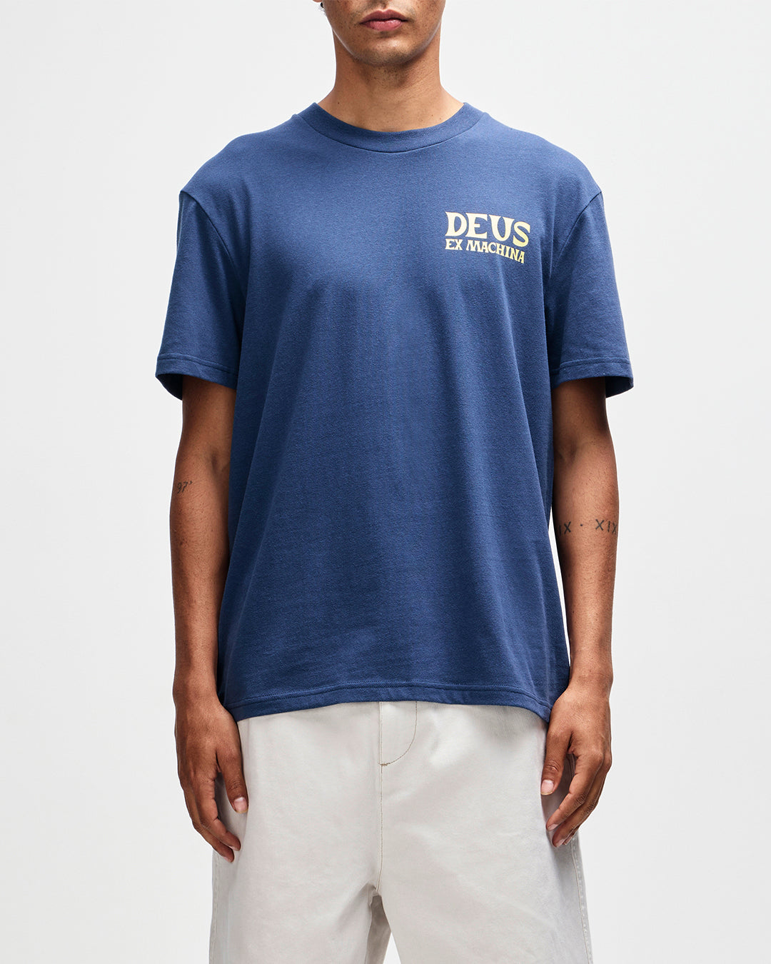 T-Shirts | Deus Ex Machina | Chinook Tee - Mechanic Blue – Deus Ex T-Shirts | Deus Ex Machina | Chinook Tee - Mechanic Blue – Deus Ex