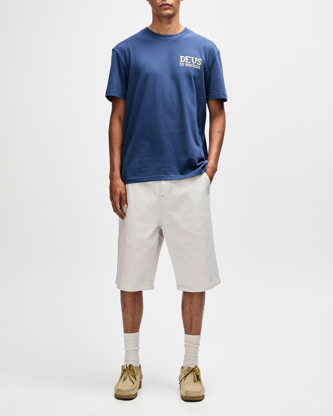 T-Shirts | Deus Ex Machina | Chinook Tee - Mechanic Blue – Deus Ex