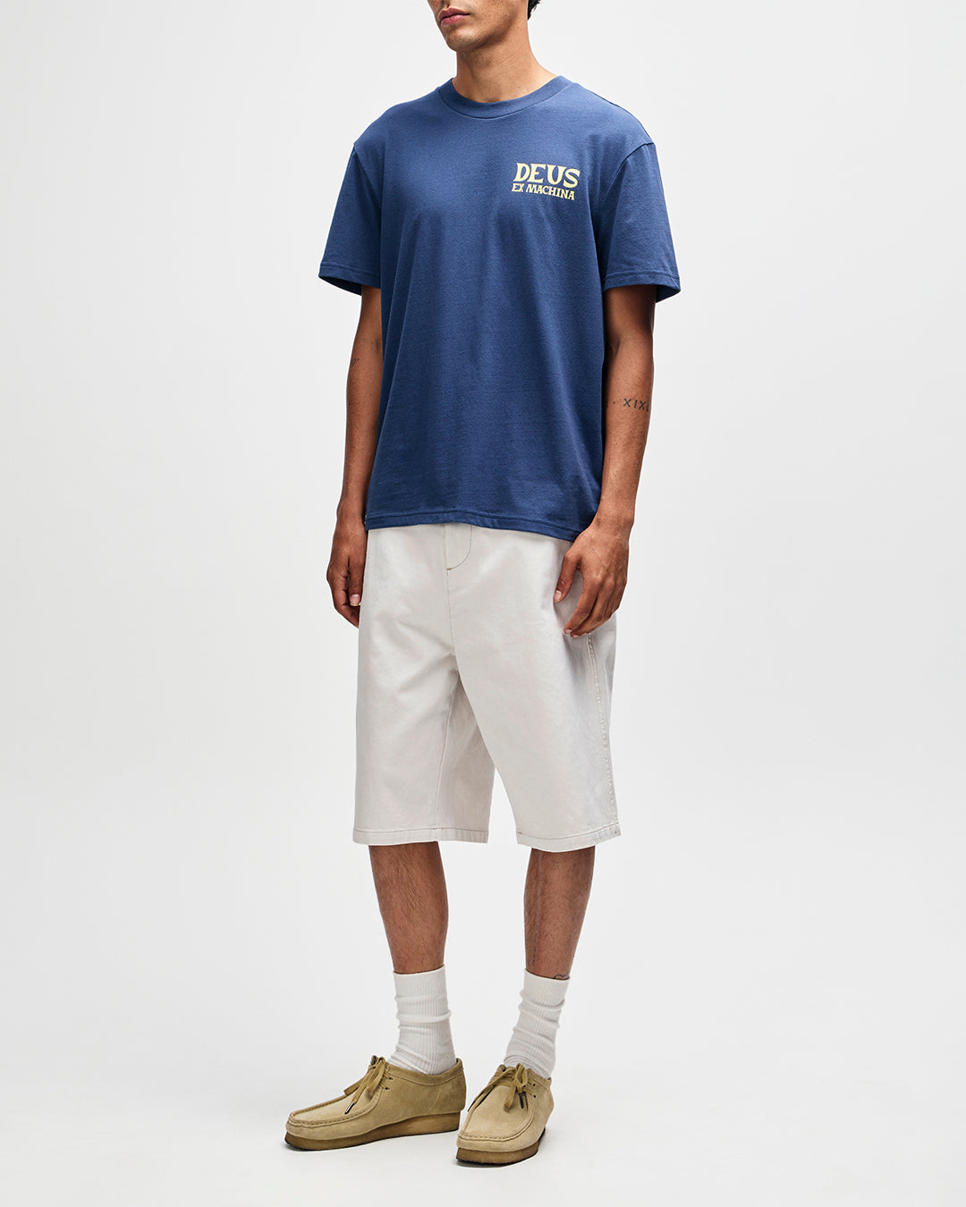T-Shirts | Deus Ex Machina | Chinook Tee - Mechanic Blue – Deus Ex
