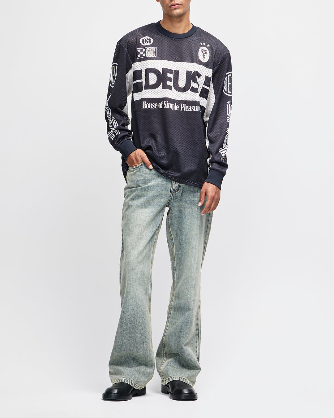 ♪美品♪MAATEE&SONS 200/2 DJA PULLOVER SHIRT Jerseys | Deus Ex Machina | Off Road MX Jersey 2.0 - Black – Deus