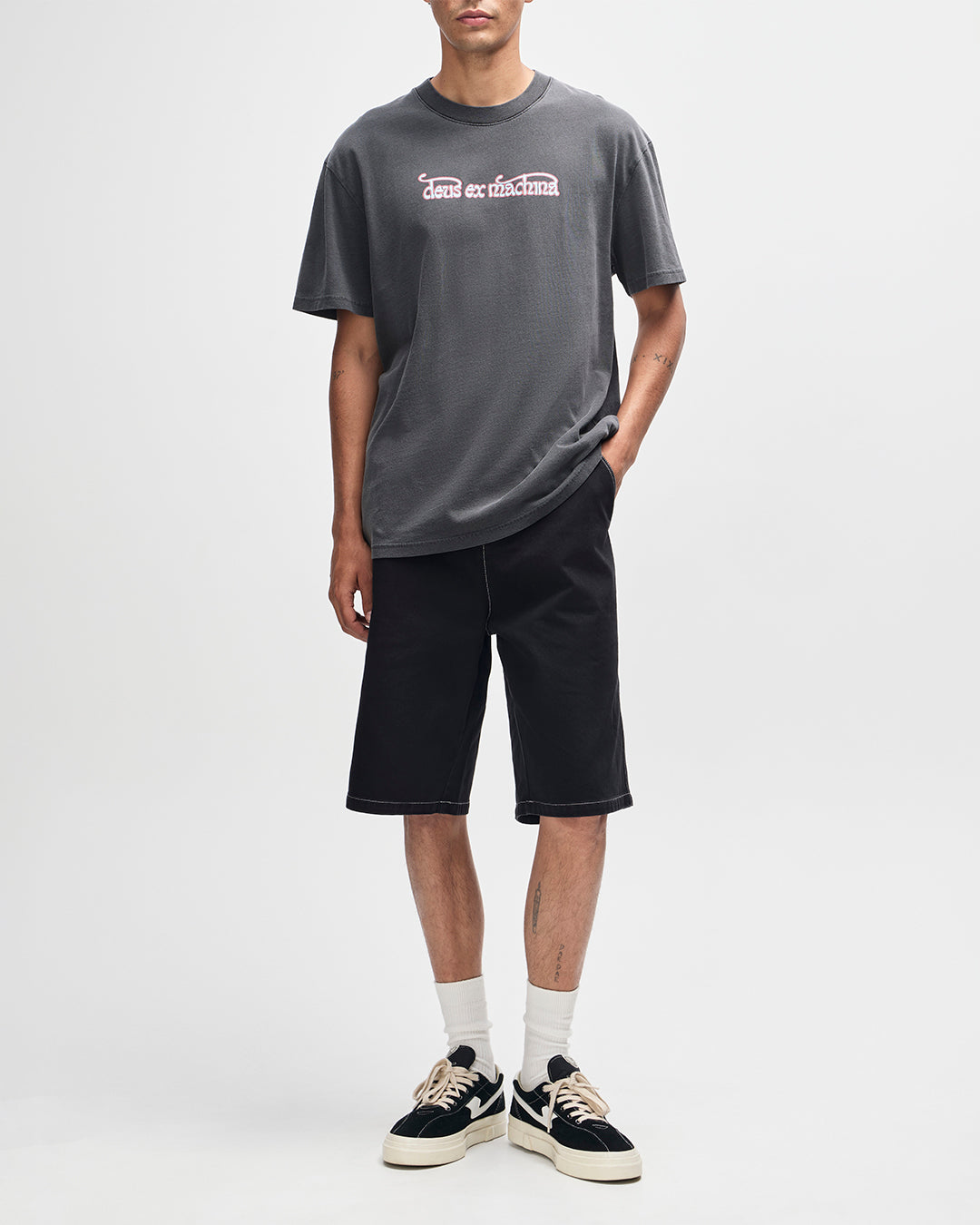 T-Shirts | Deus Ex Machina | Virtual Insanity Tee - Anthracite