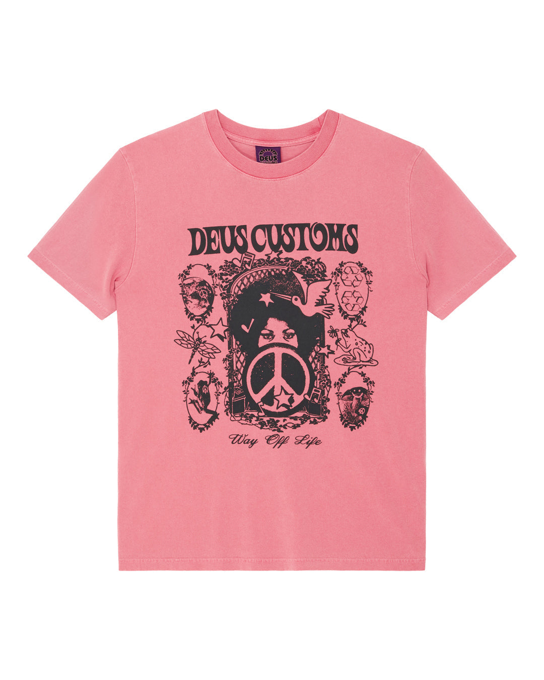 T-Shirts | Deus Ex Machina | Mother-Earth Tee - Melon Red – Deus