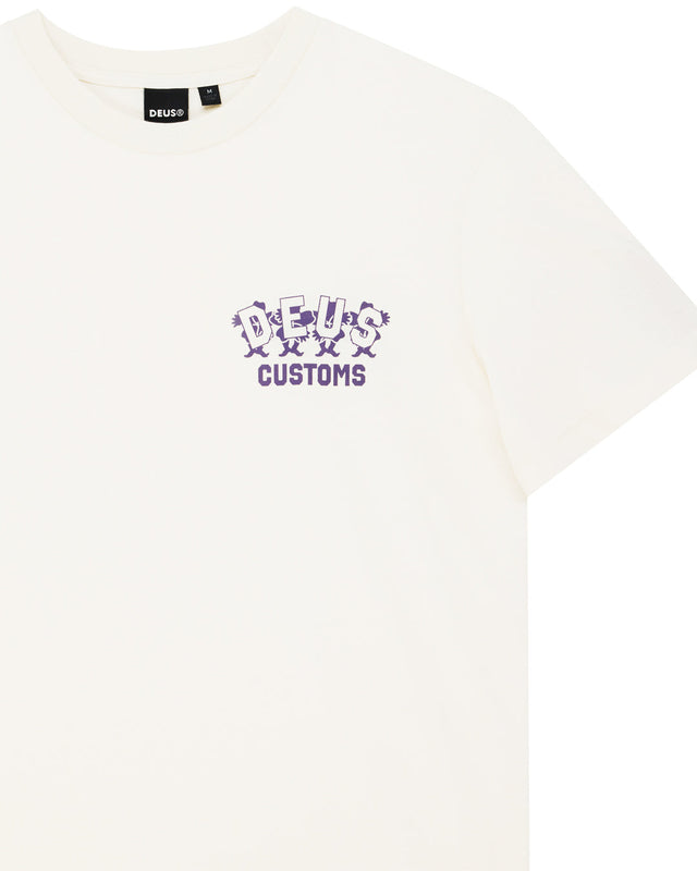 Fancy Pansy Tee - Vintage White