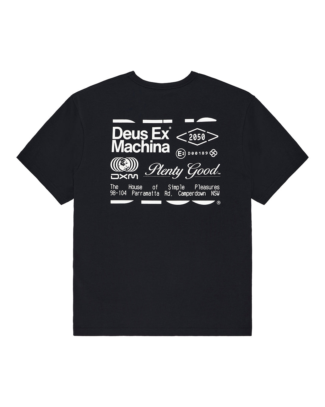 T-Shirts | Deus Ex Machina | Plenty Good Tee - Black – Deus Ex