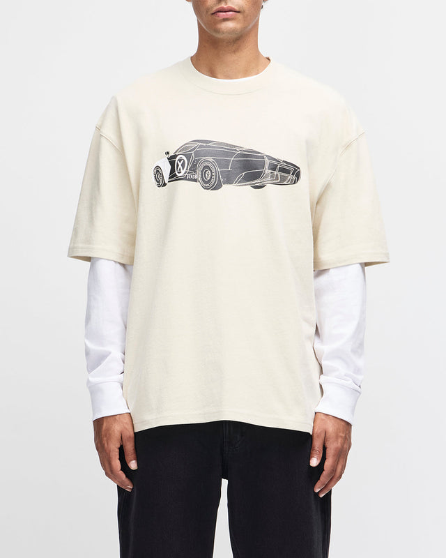 Deus x AGTZ Twin Tail Series Tee - Bone White