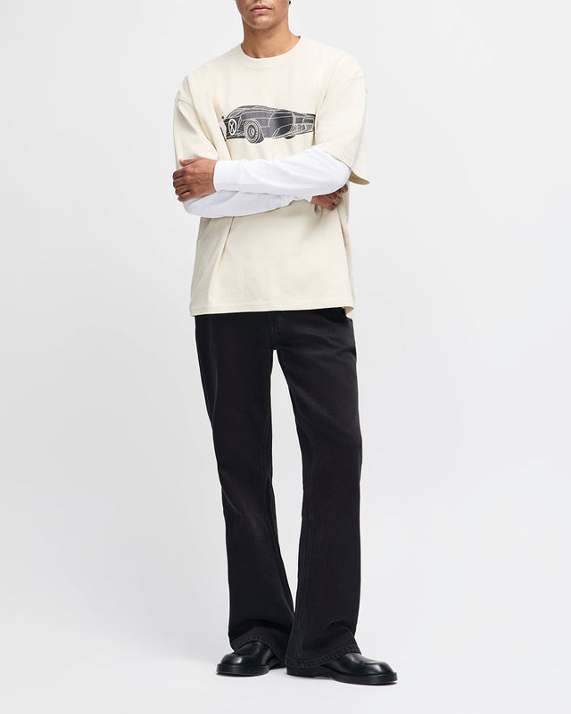 Deus x AGTZ Twin Tail Series Tee - Bone White