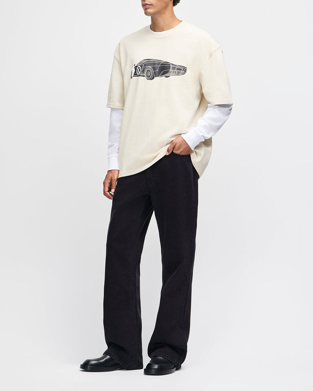 Deus x AGTZ Twin Tail Series Tee - Bone White