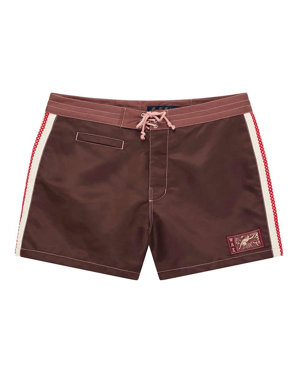 Short Short Boardshort - Ruby Red – Deus Ex Machina USA