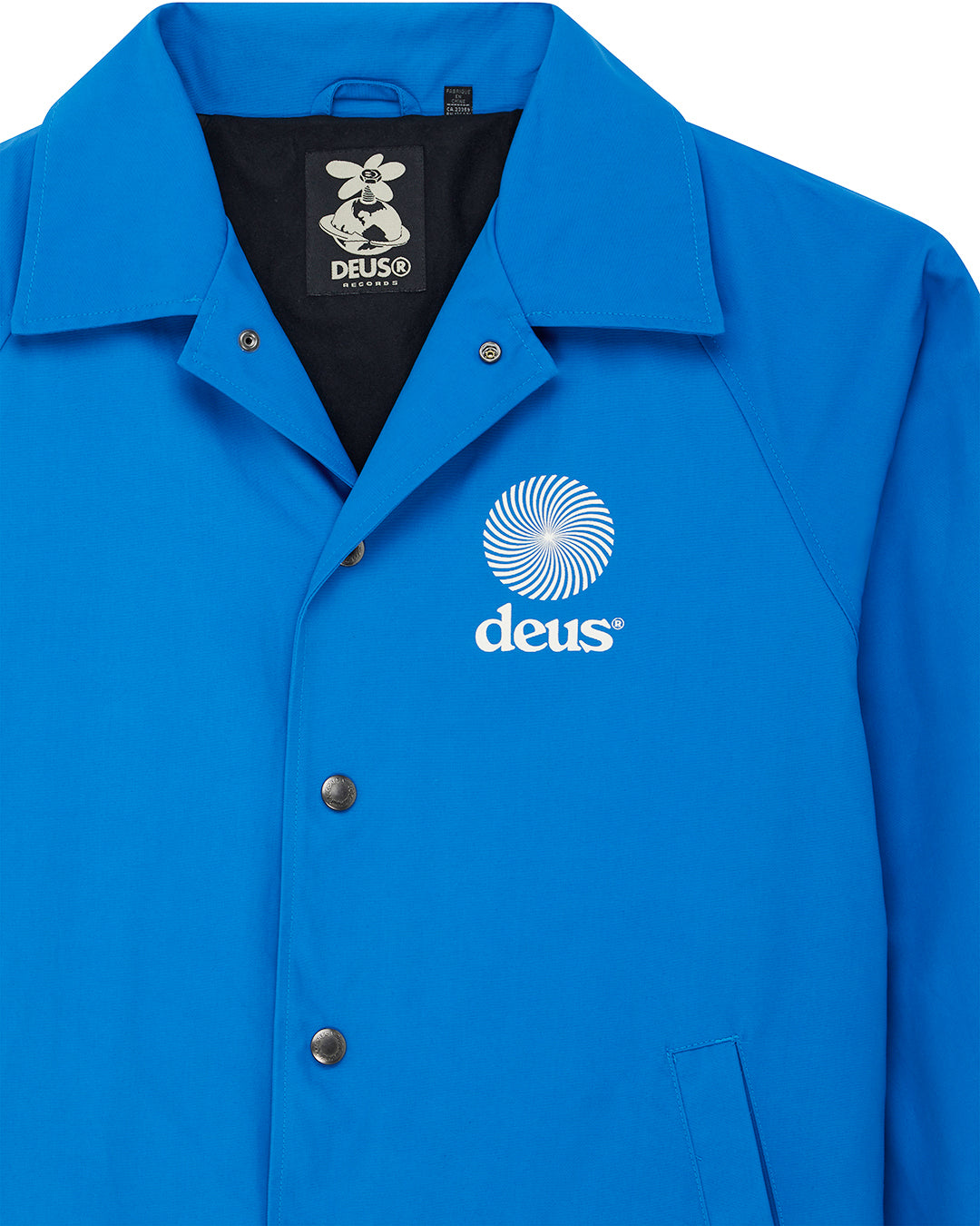 Jackets | Deus Ex Machina | Strata Coach Jacket - Daphne Blue