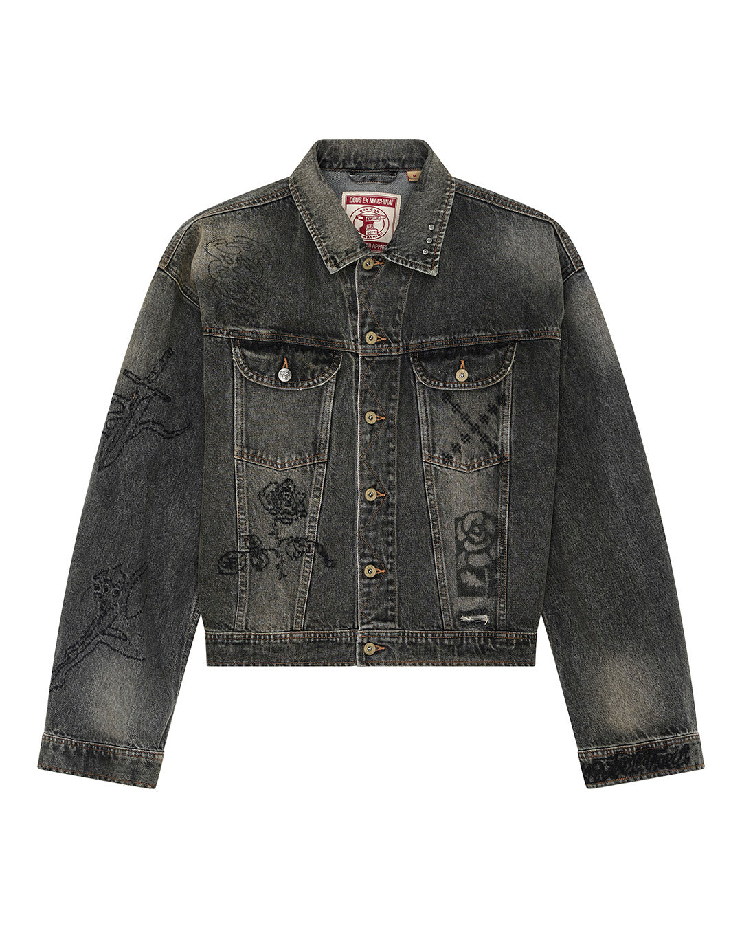 Jackets | Deus Ex Machina | Mephistopheles Noir Jacket - Dirty