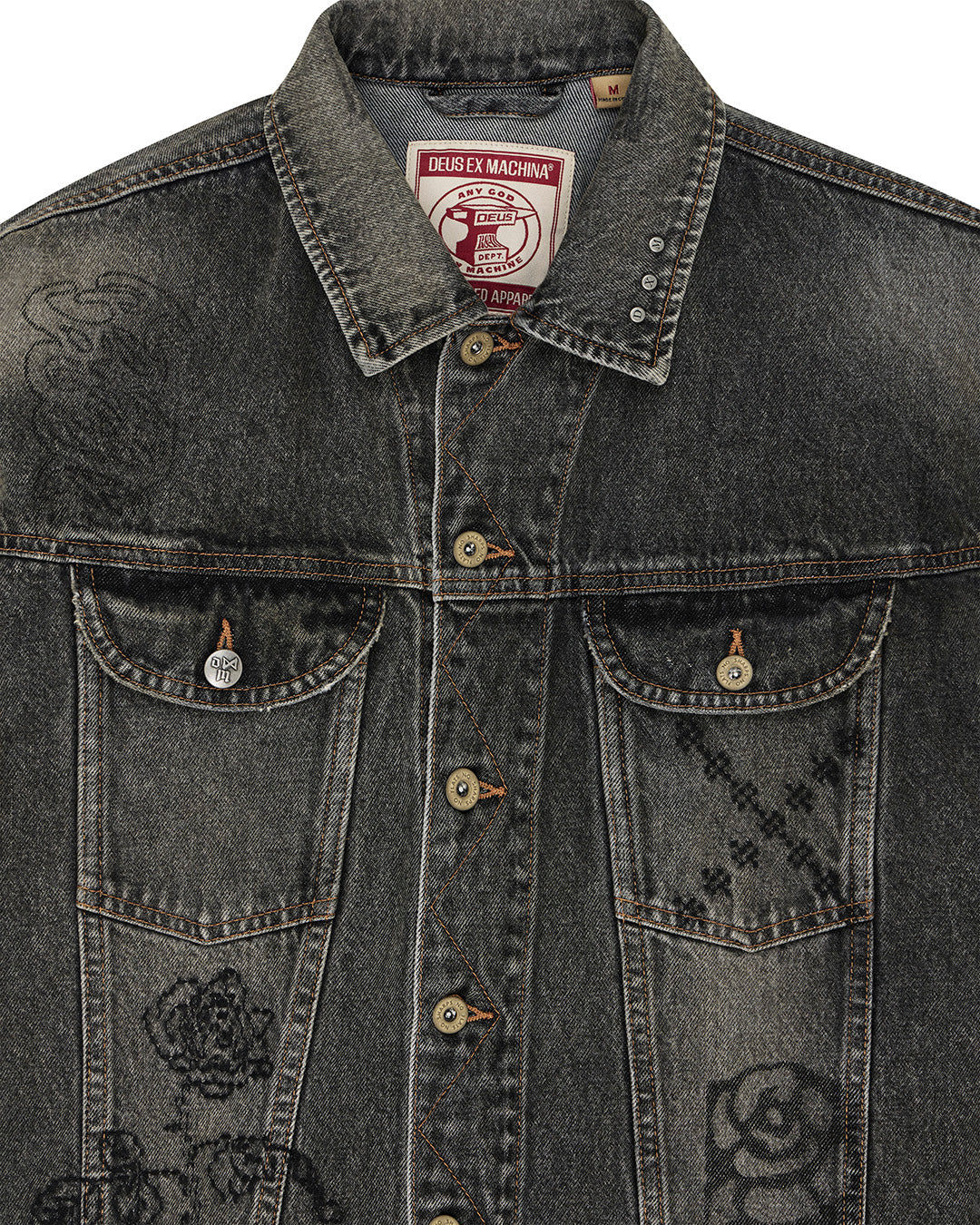 Jackets | Deus Ex Machina | Mephistopheles Noir Jacket - Dirty