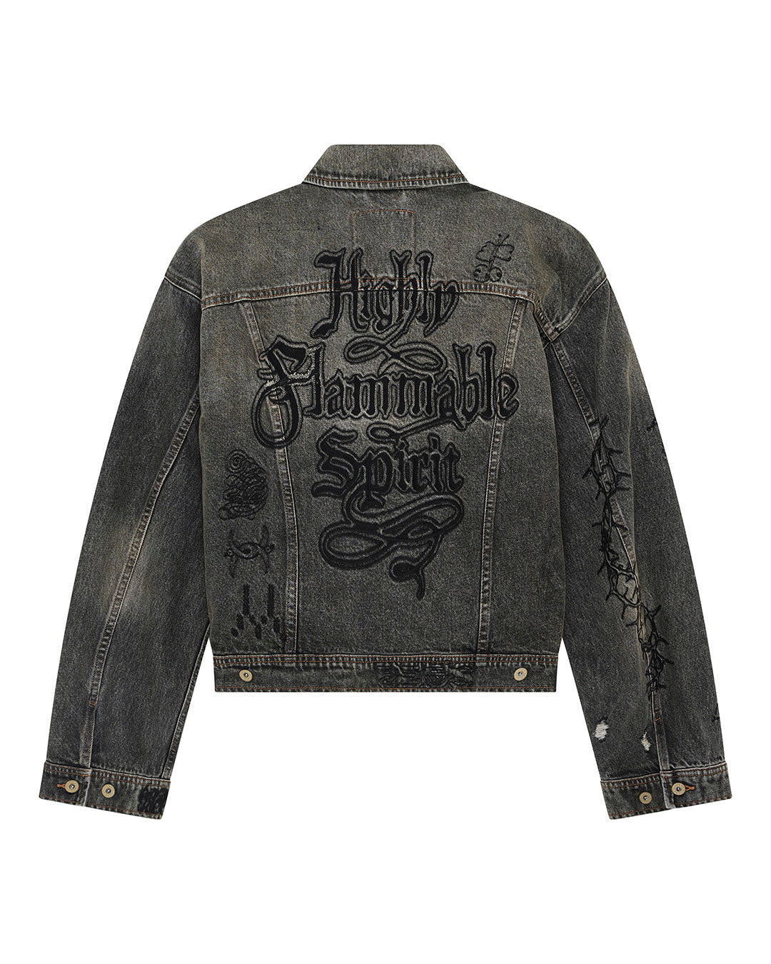 Jackets | Deus Ex Machina | Mephistopheles Noir Jacket - Dirty