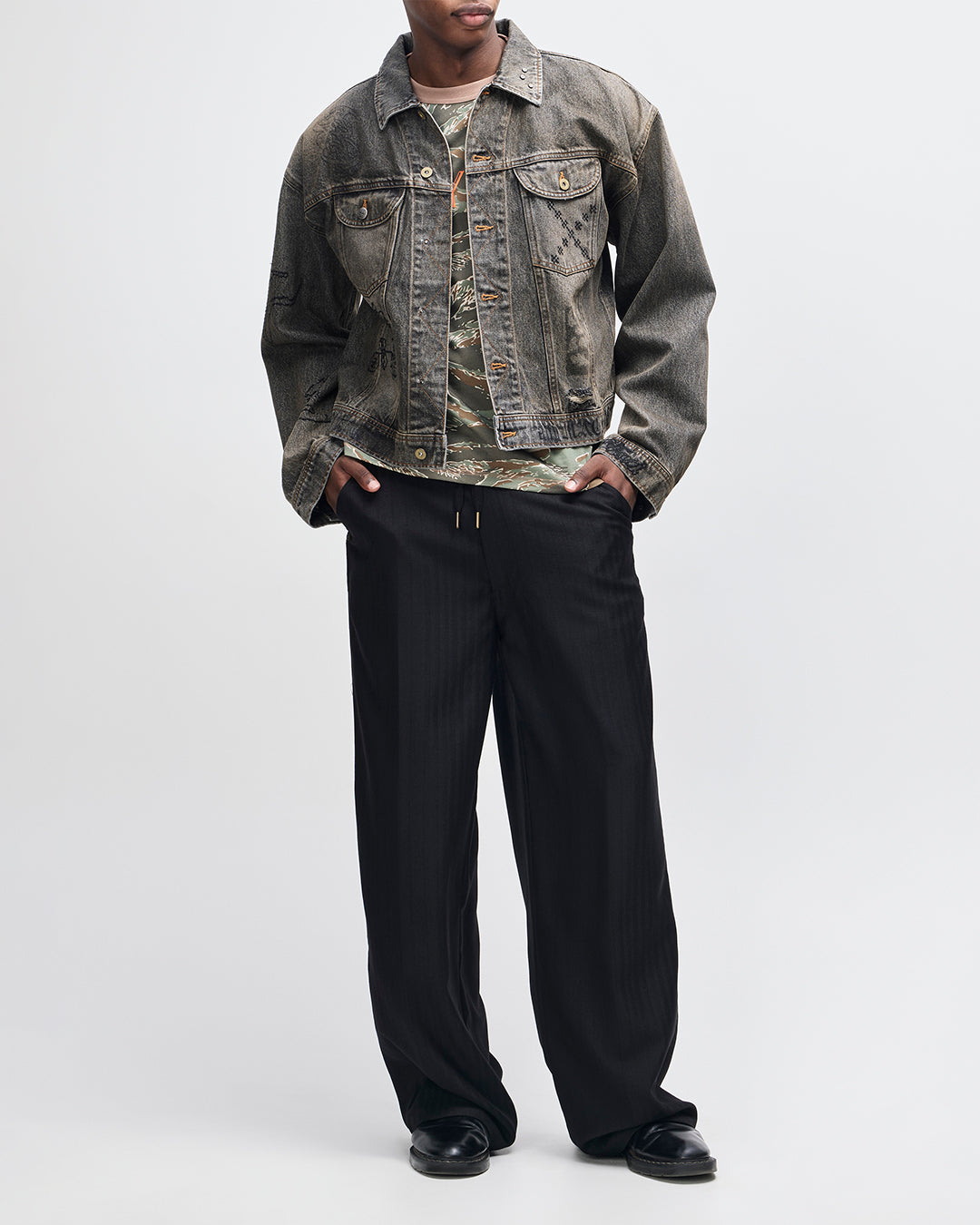 Jackets | Deus Ex Machina | Mephistopheles Noir Jacket - Dirty