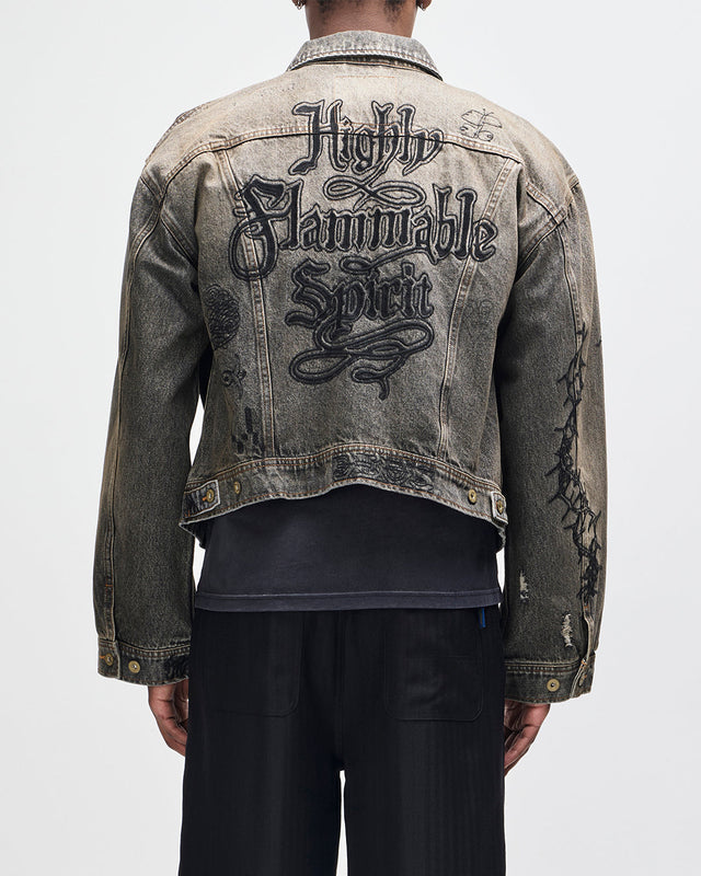 Mephistopheles Noir Jacket - Dirty Anthracite