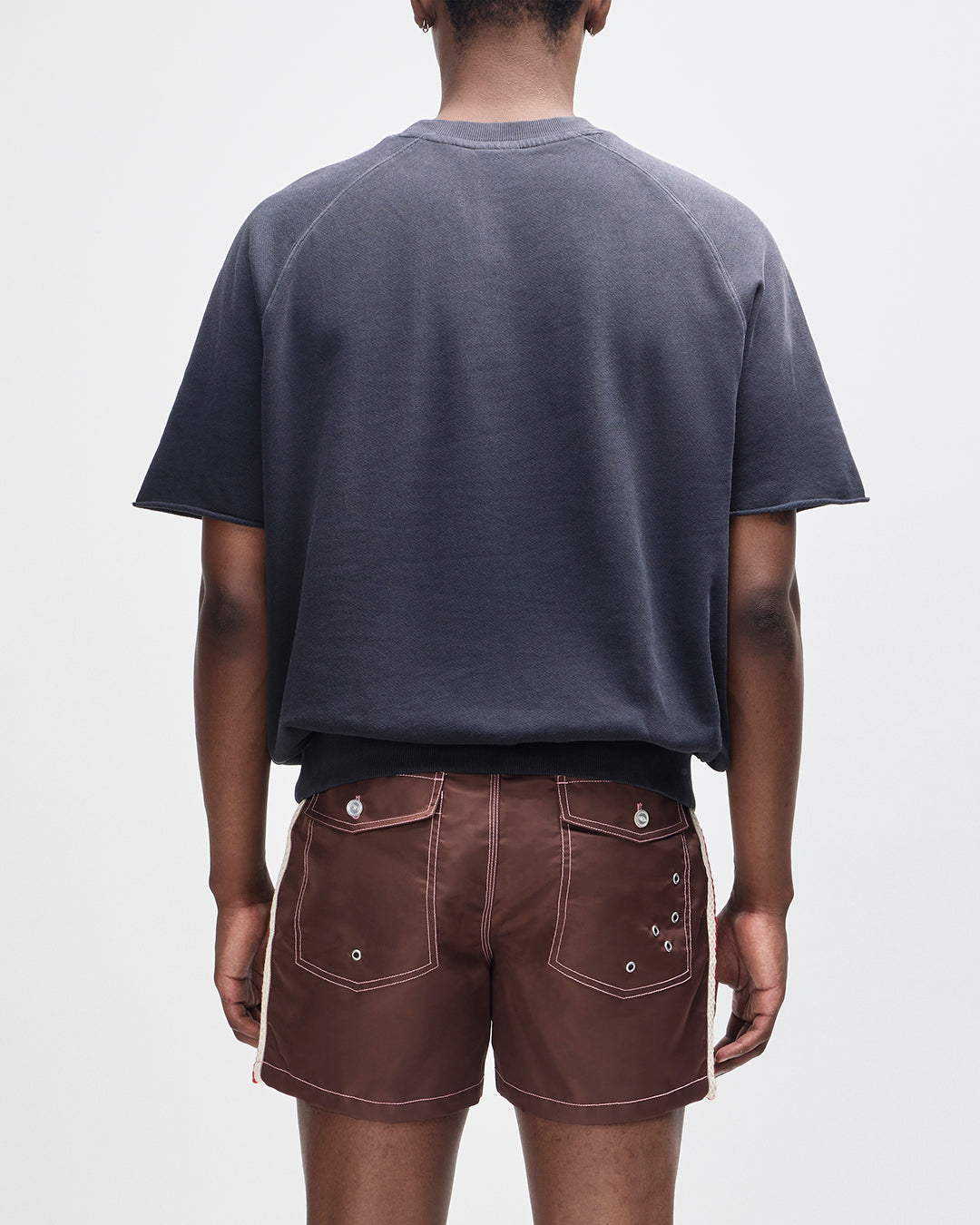 Sweaters | Deus Ex Machina | Focustra Short Sleeve Sweat - Black
