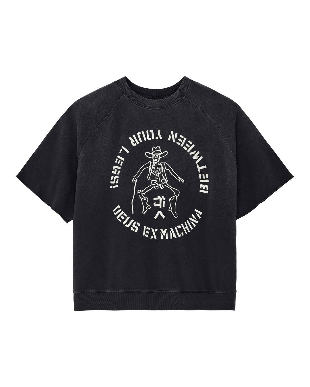 Sweaters | Deus Ex Machina | Focustra Short Sleeve Sweat - Black