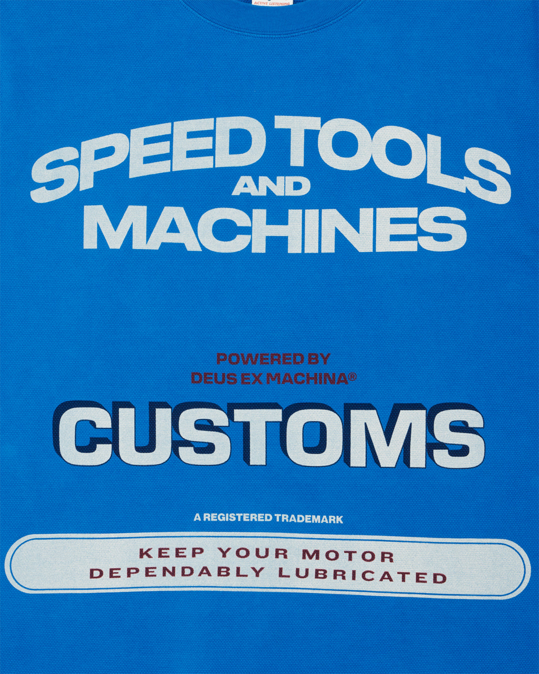 T-Shirts | Deus Ex Machina | Flohmarkt Oversized Tee - Daphne Blue