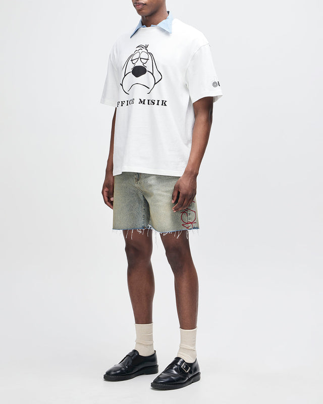 Office Musique Tee - Vintage White