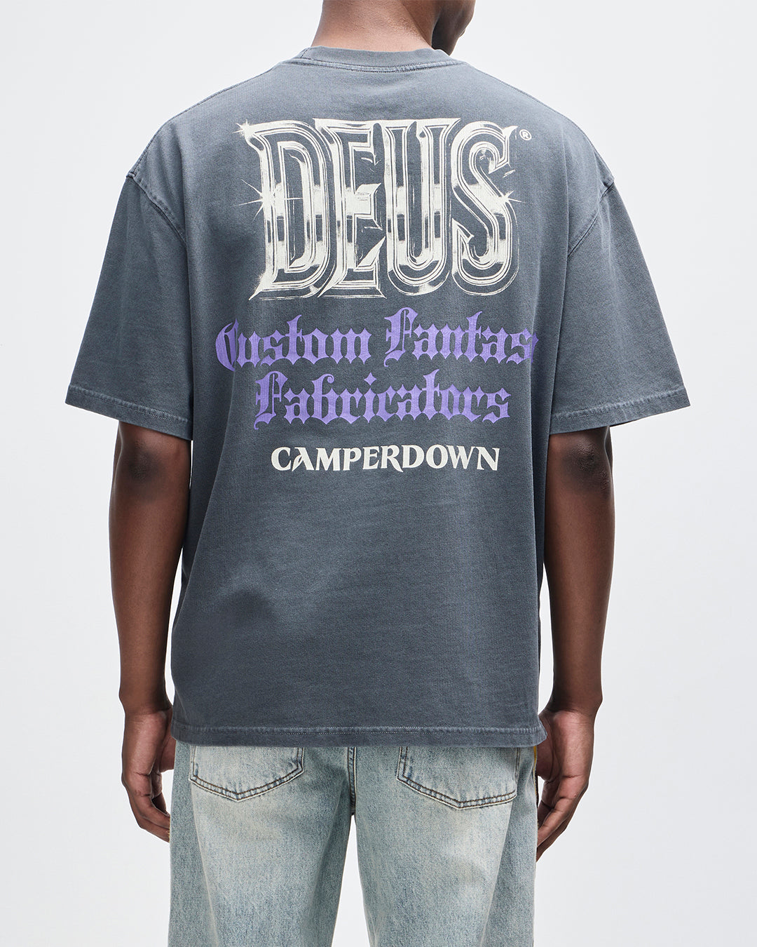 T-Shirts | Deus Ex Machina | Metal Fabricator Tee - Anthracite
