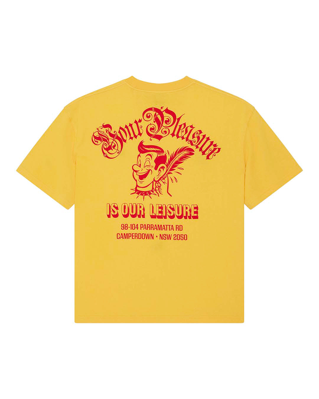 トップス villd /cotton Organdy T-shirt (YELLOW) T-Shirts | Deus Ex Machina | Ruff And Smooth - Citrus Yellow