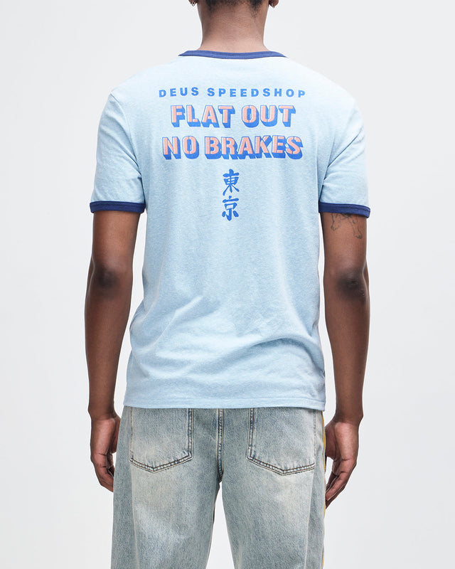 Flat Out Tee - Strong Blue