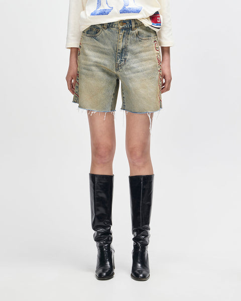 Walk Shorts | Deus Ex Machina | La Magie Short - Dirty Denim