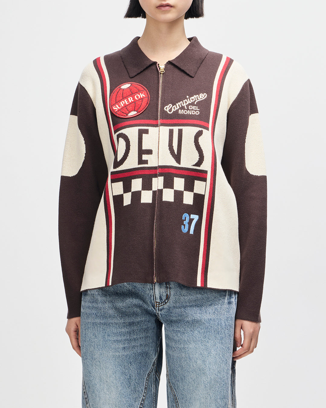 Knitwear | Deus Ex Machina | Monte Carlo Knit Cardigan - Java