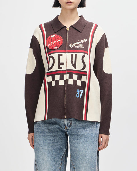 Knitwear | Deus Ex Machina | Monte Carlo Knit Cardigan - Java