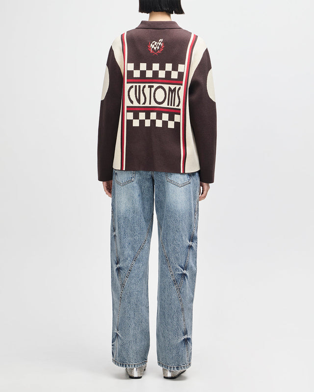 Monte Carlo Knit Cardigan - Java Brown