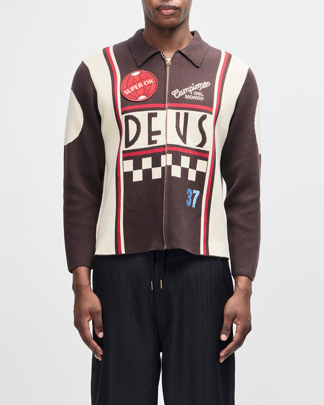 Monte Carlo Knit Cardigan - Java Brown