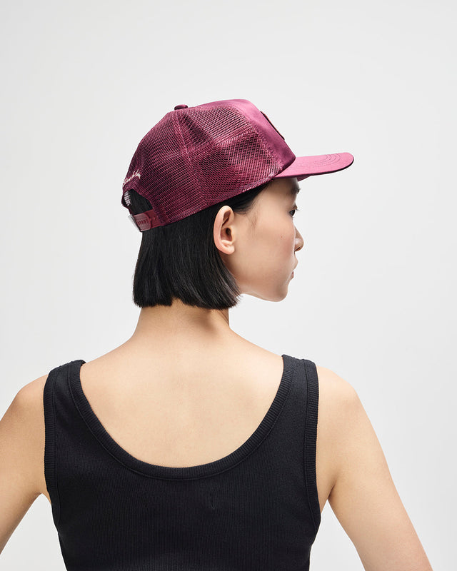 Paris Shield Trucker - Cabernet Red
