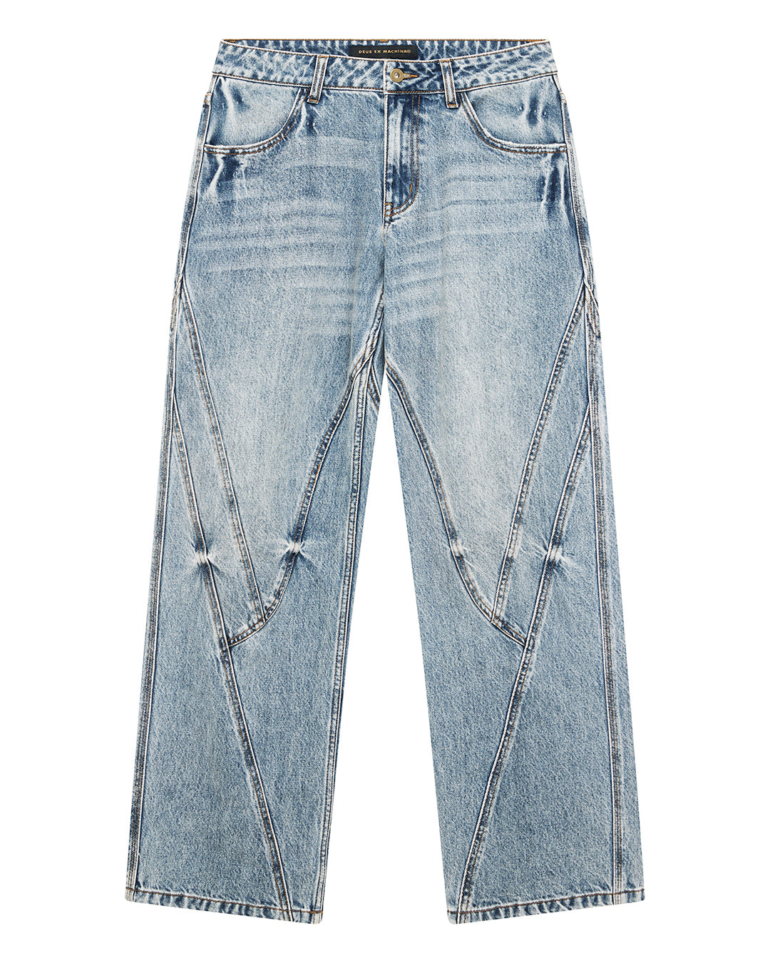Pants | Deus Ex Machina | Grand Raid Denim Jean - Stonewash Indigo