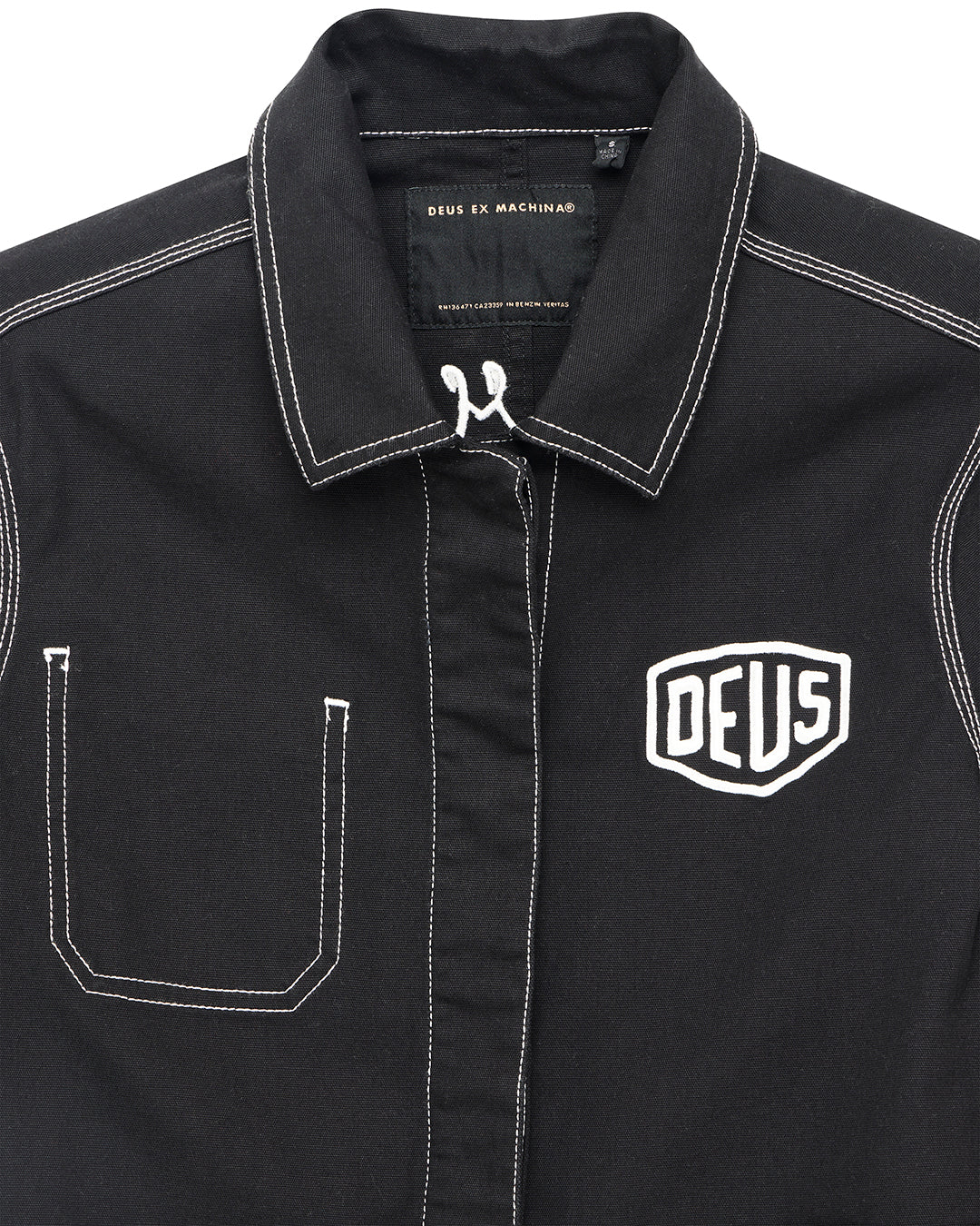 Shirts | Deus Ex Machina | Vulkan Overshirt - Black – Deus Ex
