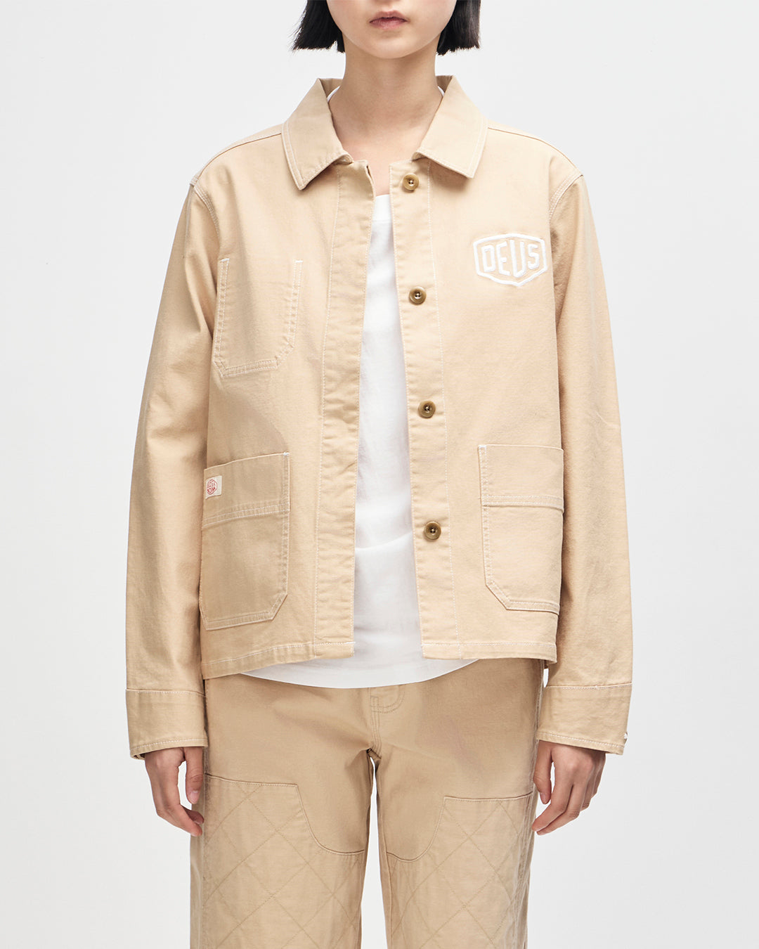Shirts | Deus Ex Machina | Vulkan Overshirt - Safari – Deus Ex