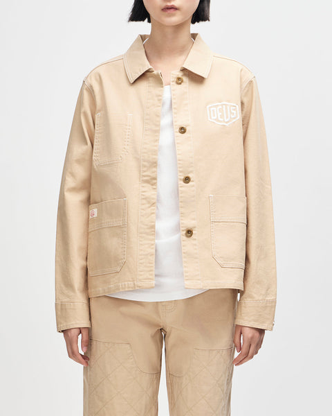Shirts | Deus Ex Machina | Vulkan Overshirt - Safari – Deus Ex