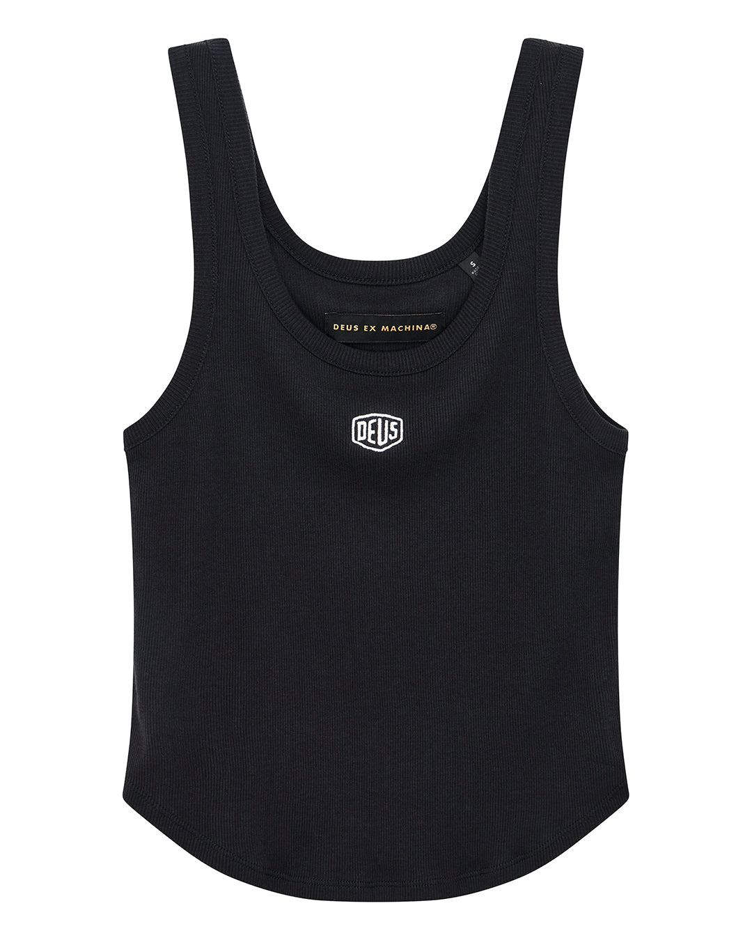 Tanks | Deus Ex Machina | June Shield Tank - Black – Deus Ex
