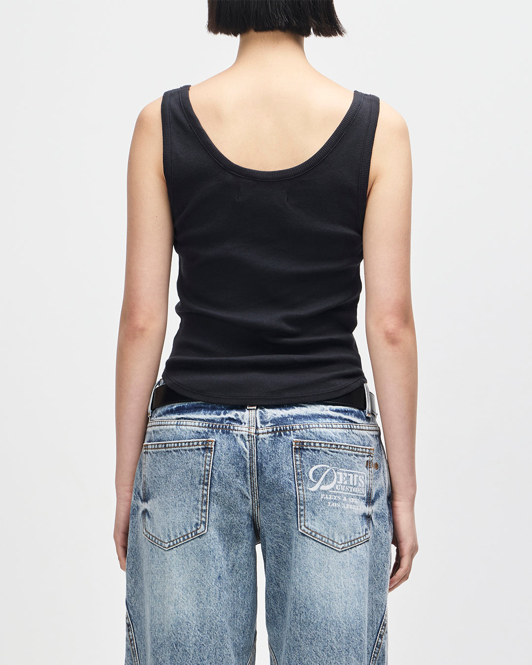 Tanks | Deus Ex Machina | June Shield Tank - Black – Deus Ex