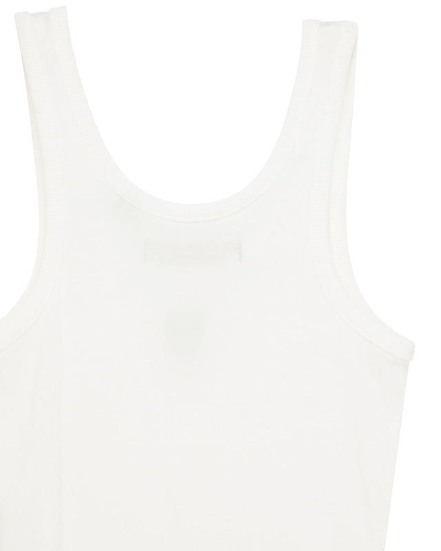 June Shield Tank - Vintage White