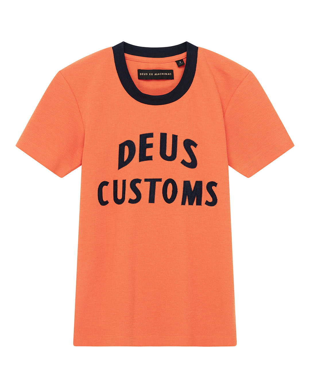 T-Shirts | Deus Ex Machina | HeLeNe Tee - Flame Orange – Deus Ex