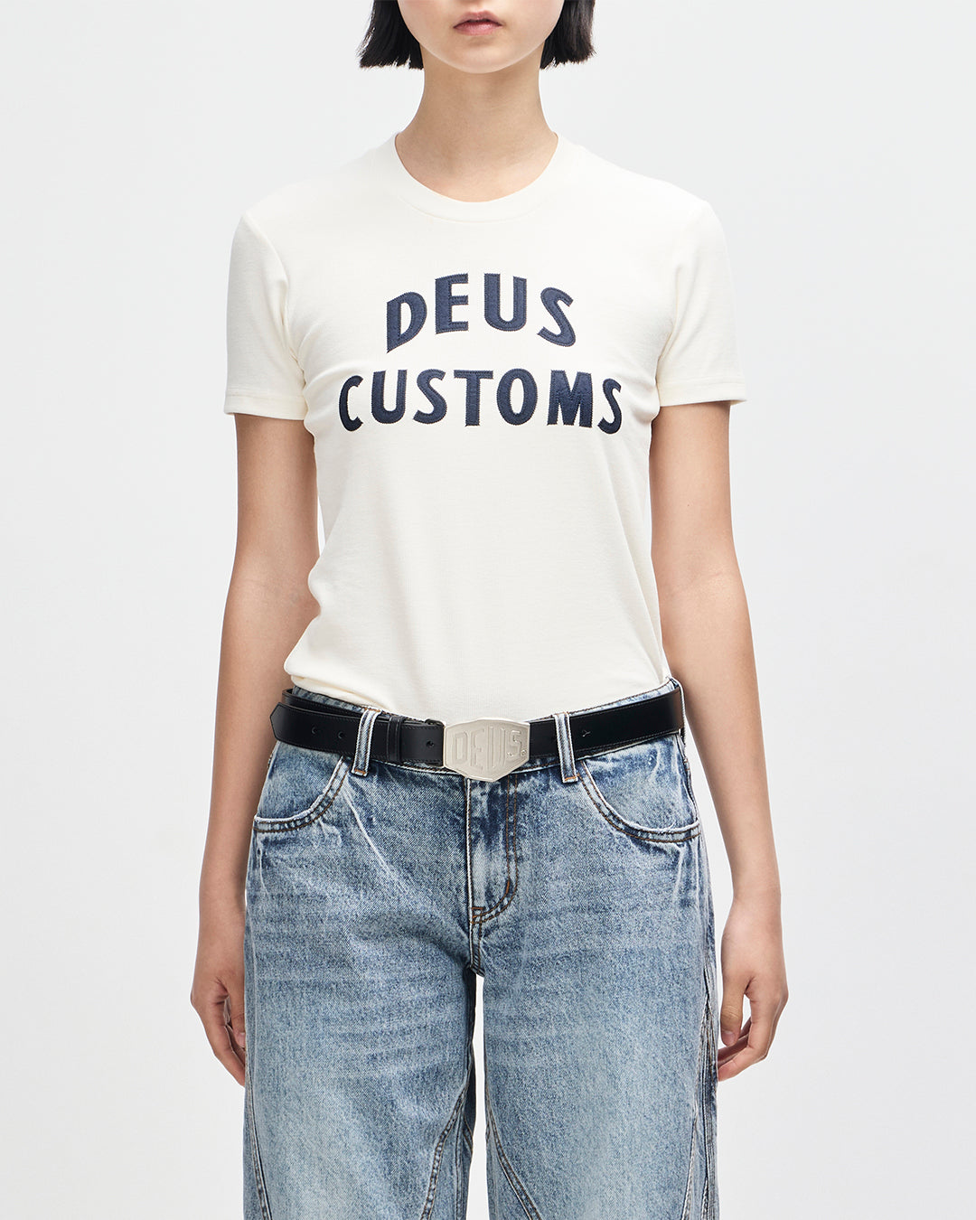 T-Shirts | Deus Ex Machina | HeLeNe Tee - Dirty White – Deus Ex