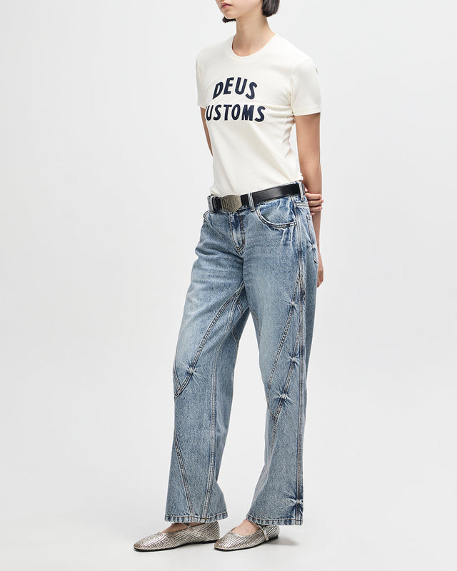 HeLeNe Tee - Dirty White