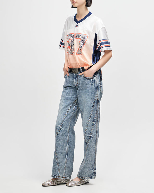 San Remo #37 Top - Flame Blanc