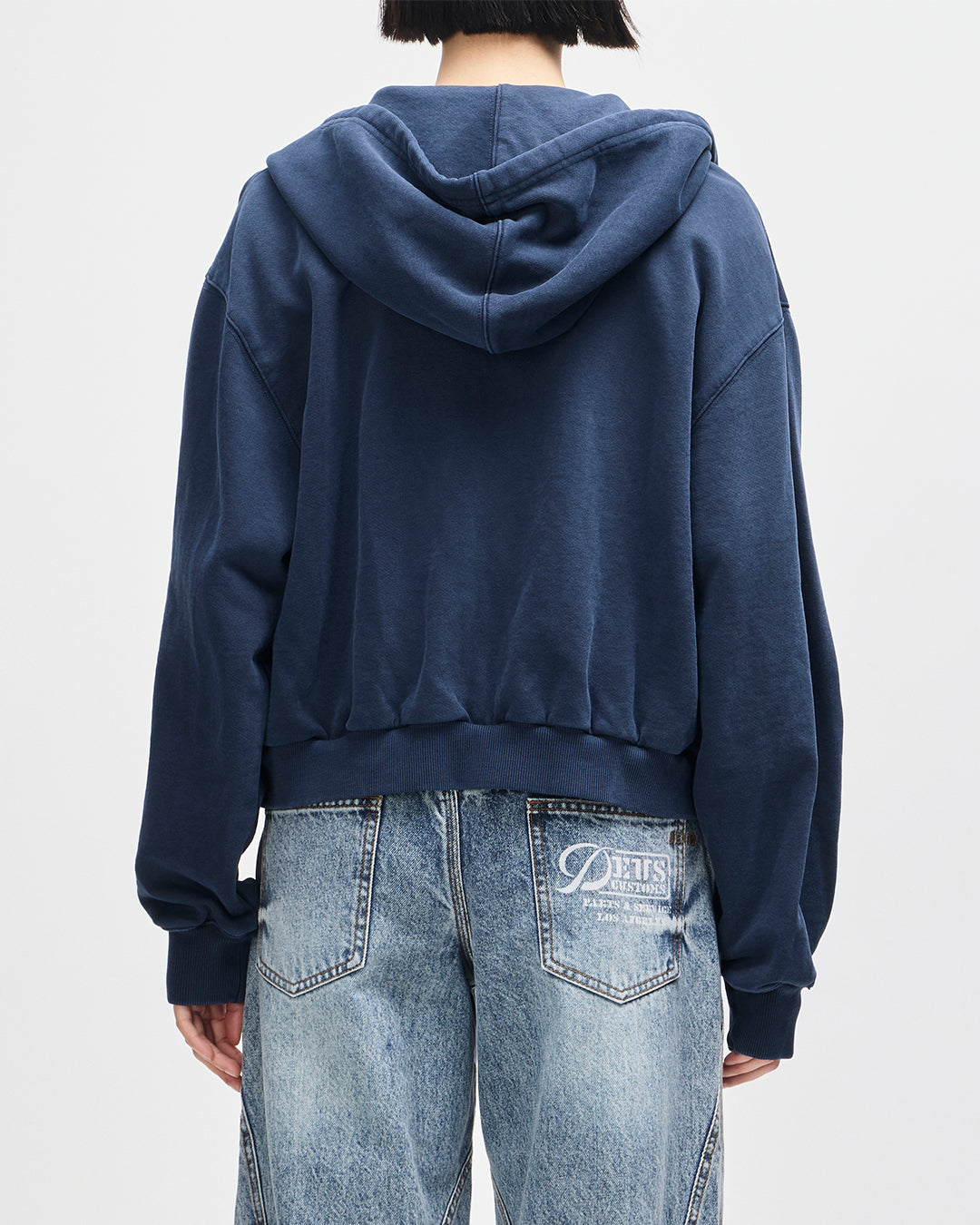 Sweaters | Deus Ex Machina | Riviera Hoodie - Indigo Snow – Deus