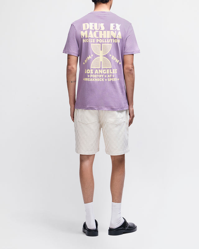 Noise Pollution Tee Grape Purple, View 6
